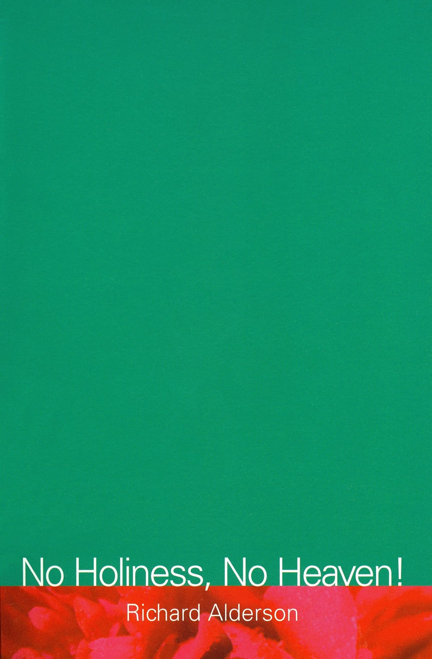 Cover of No Holiness No Heaven