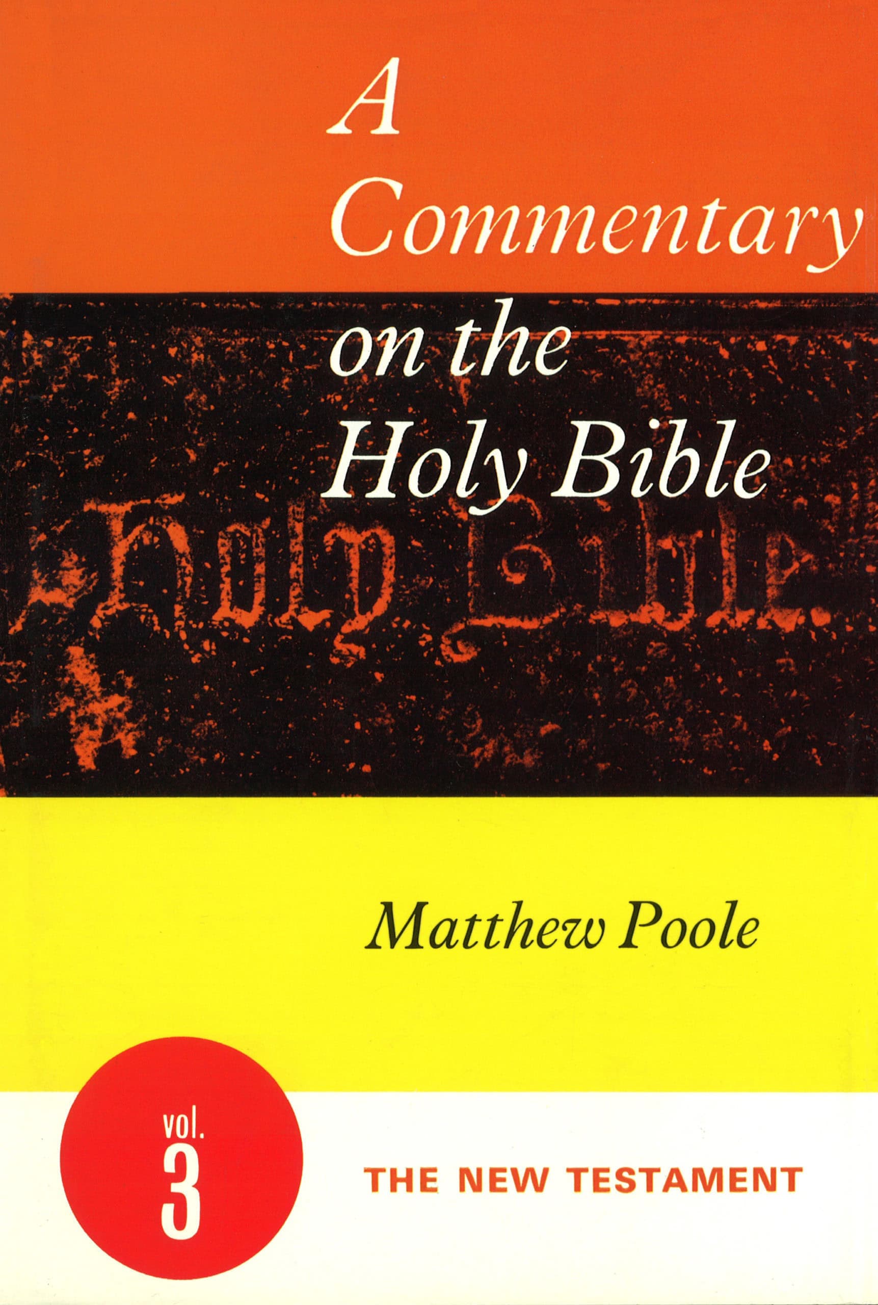 Cover of A Commentary on the Holy Bible