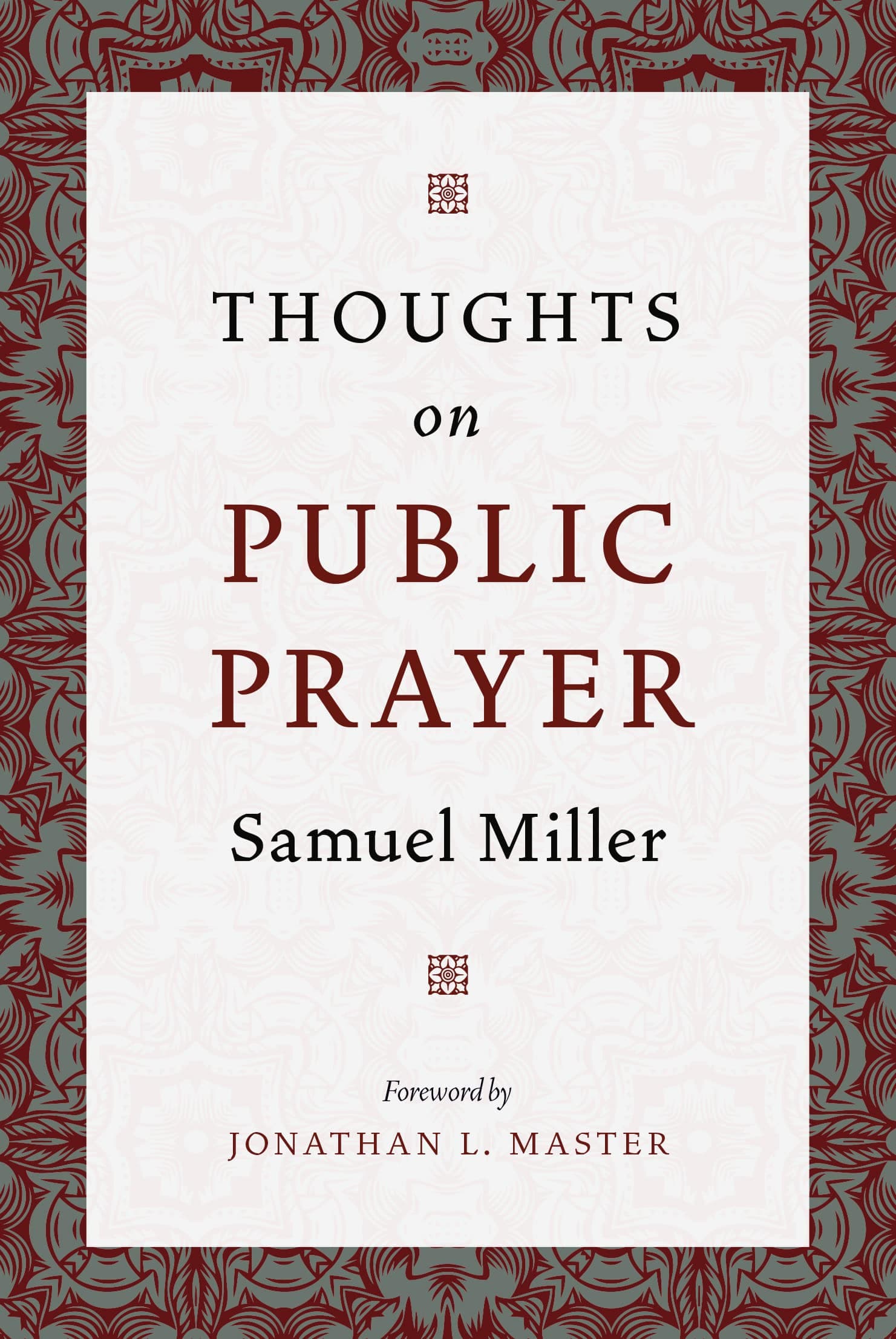 Cover of Thoughts on Public Prayer