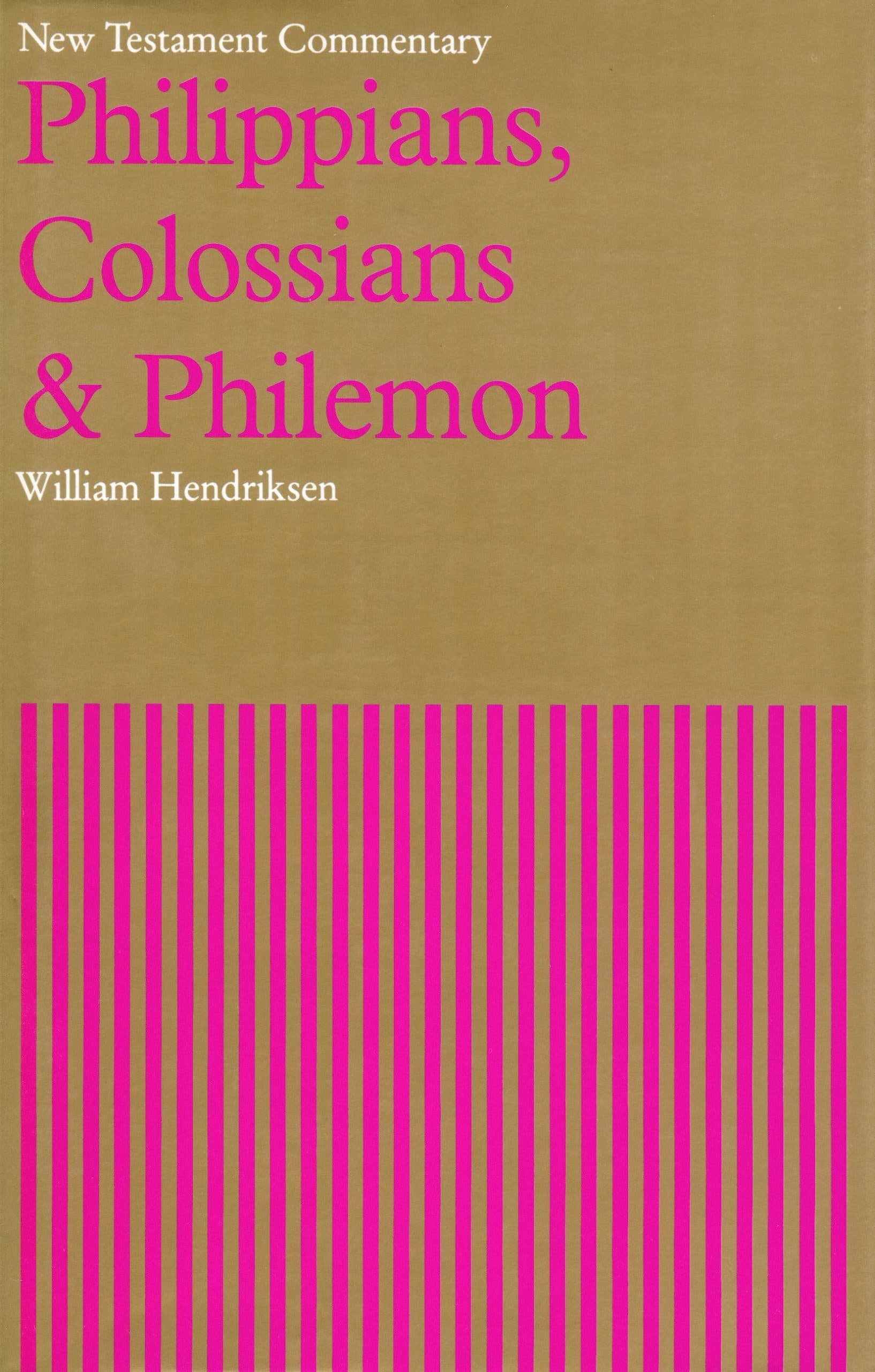 Cover of New Testament Commentary: Philippians, Colossians, and Philemon